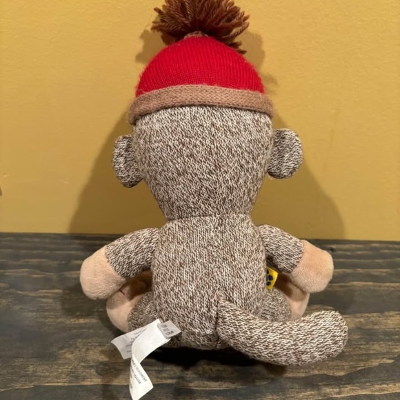 9" Plush Sock Monkey - only used as decor - Picture 2 of 2